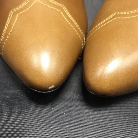 Isabel Marant Leather Pointed Toe Cowboy Boots - Picture 10 of 12